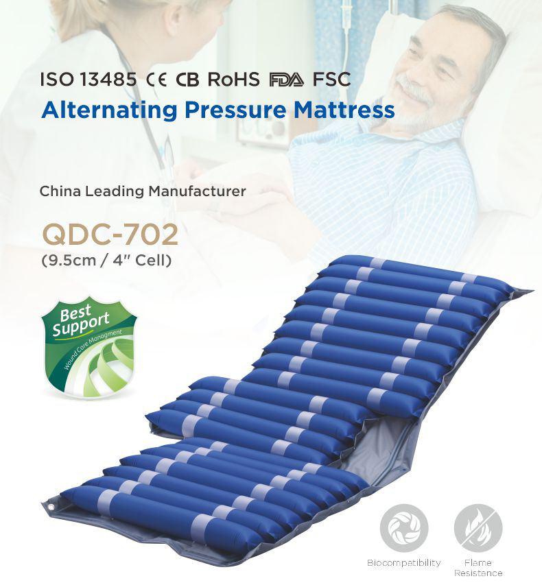 PVC  Inflatable Hospital Bed Medical Use Air Mattress With Toilet Hole Flame retardant